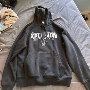 GILDAN customized black hoodie size M